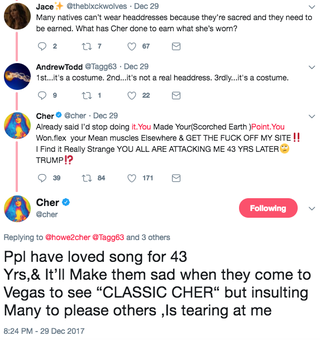 Illustration for article titled Cher Will Not Apologize for 'Half-Breed'